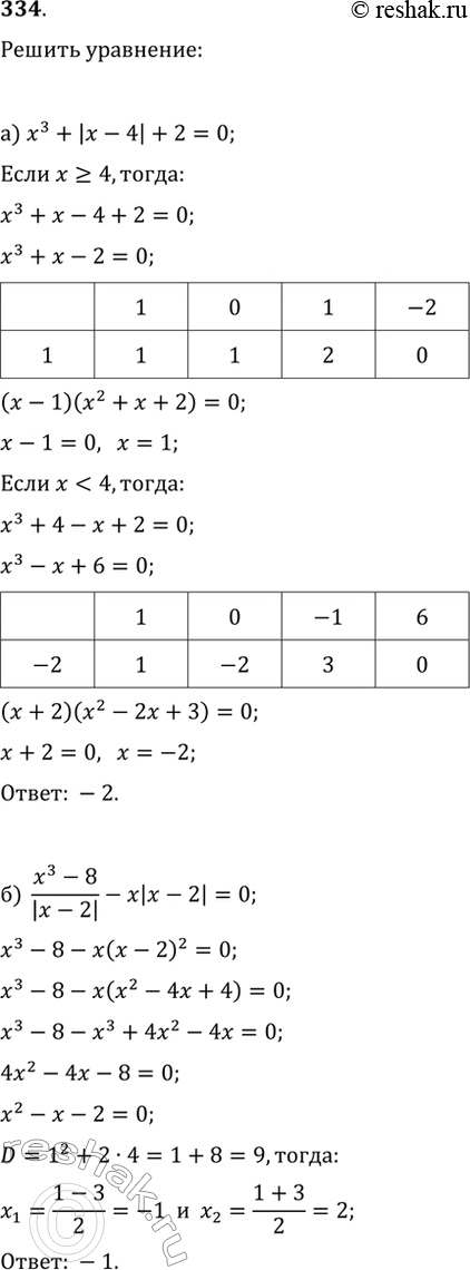 Изображение Упр.334 ГДЗ Макарычев Миндюк 9 класс (Углубленный)
