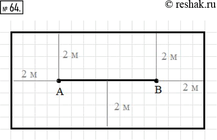 Изображение 64. Хозяйка, приведя козу на пастбище, вбила два колышка (А и В) на расстоянии 4 м один от другого и натянула между ними верёвку с кольцом, которое свободно перемещалось...